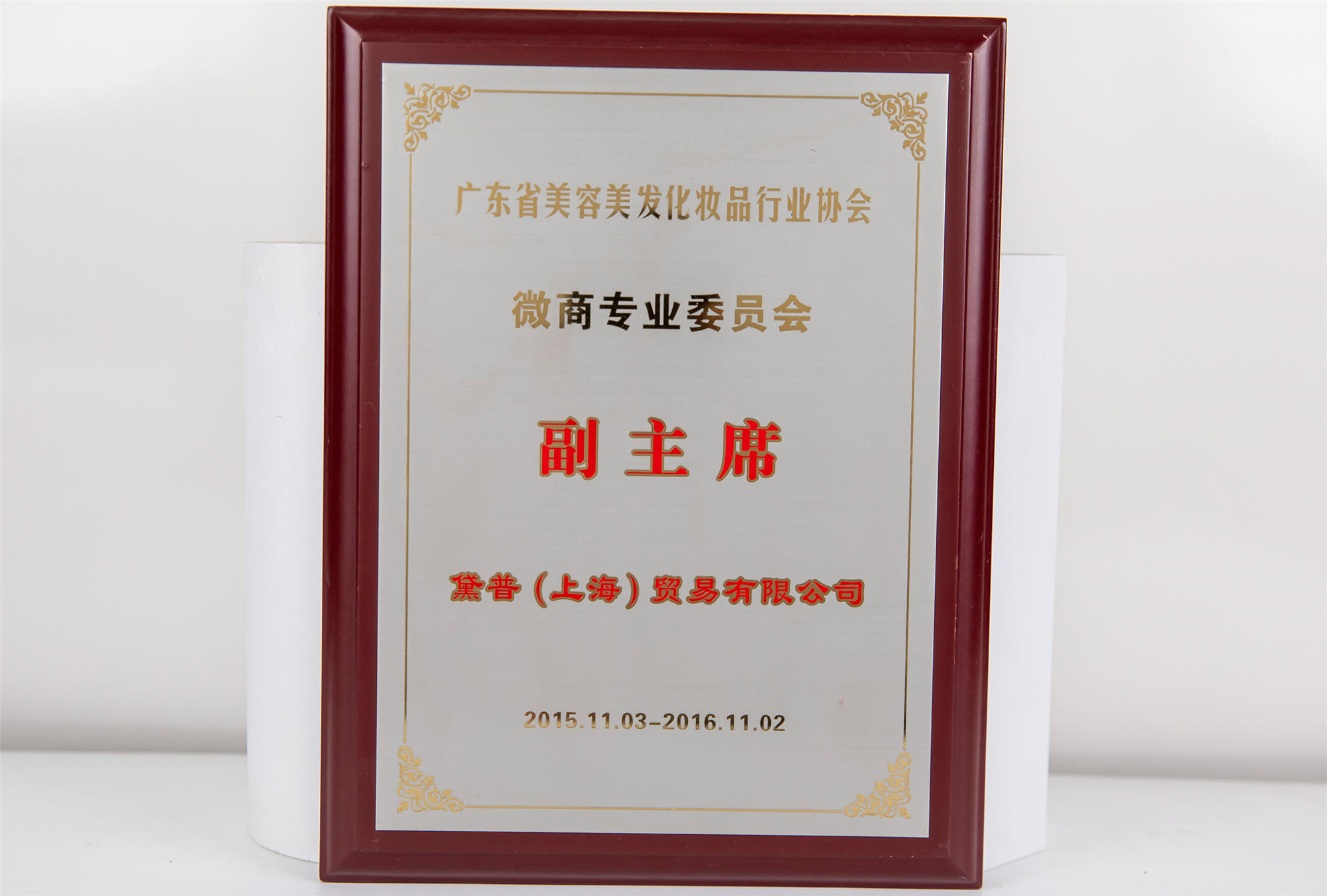 廣東省美容美發(fā)化妝行業(yè)協(xié)會微商專業(yè)委員會副主席